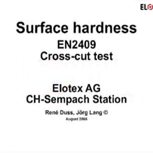 Surface hardness EN2409 Cross-cut test.mp4