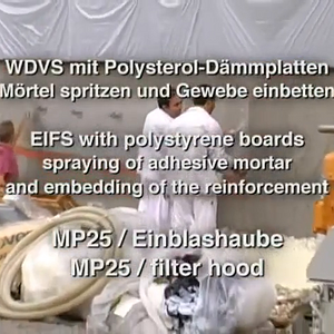 普茨迈斯特灰浆机mp25 外墙外保温施工视频